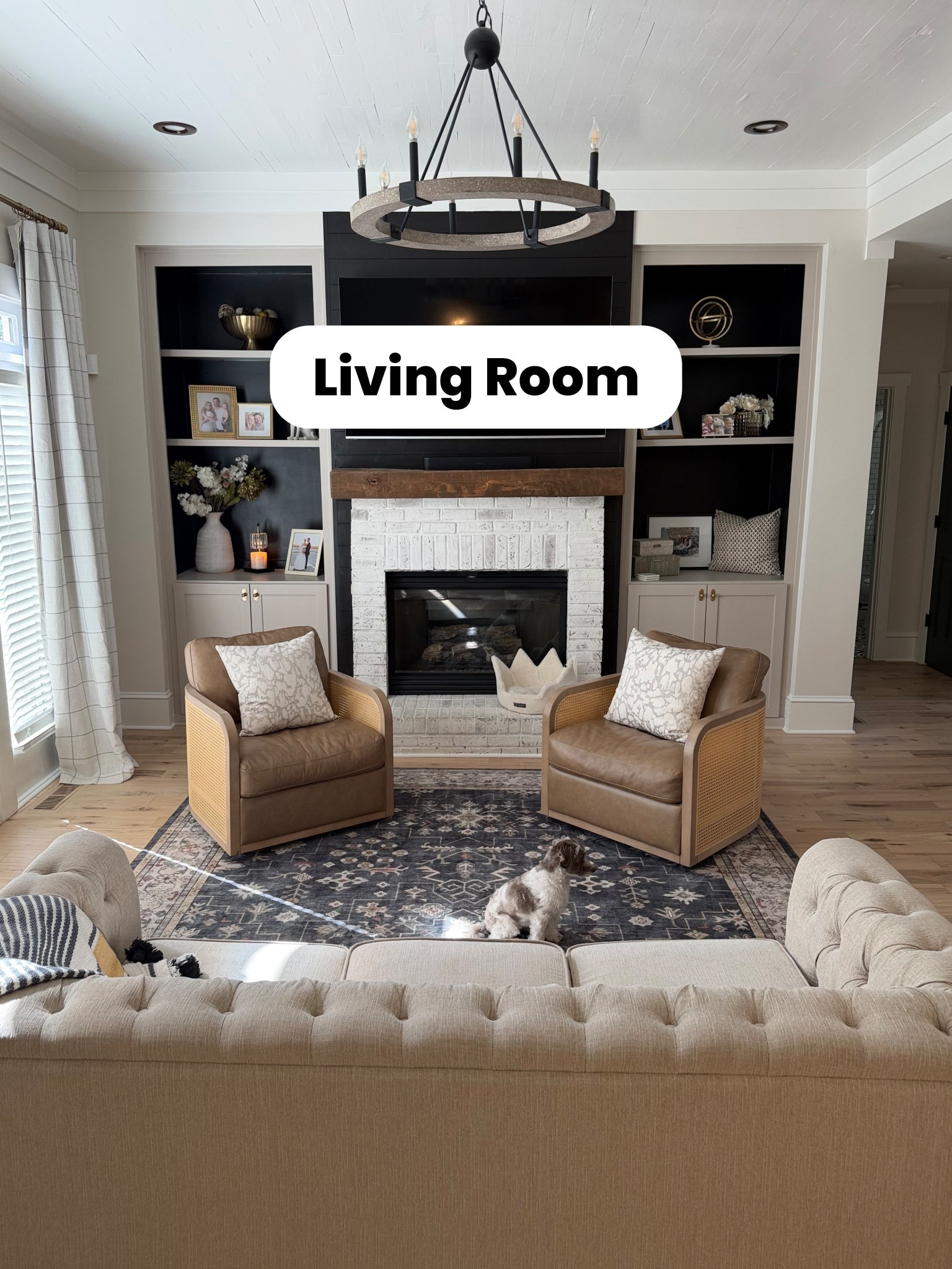 Everyone loves these club chairs and asks about them! They’re so comfy and they swivel, so they’re great for just about anywhere. Also that Wayfair couch is so affordable but I’m really impressed with the quality! We have a more expensive couch in the other room but find ourselves sitting on this one.

#LTKHome