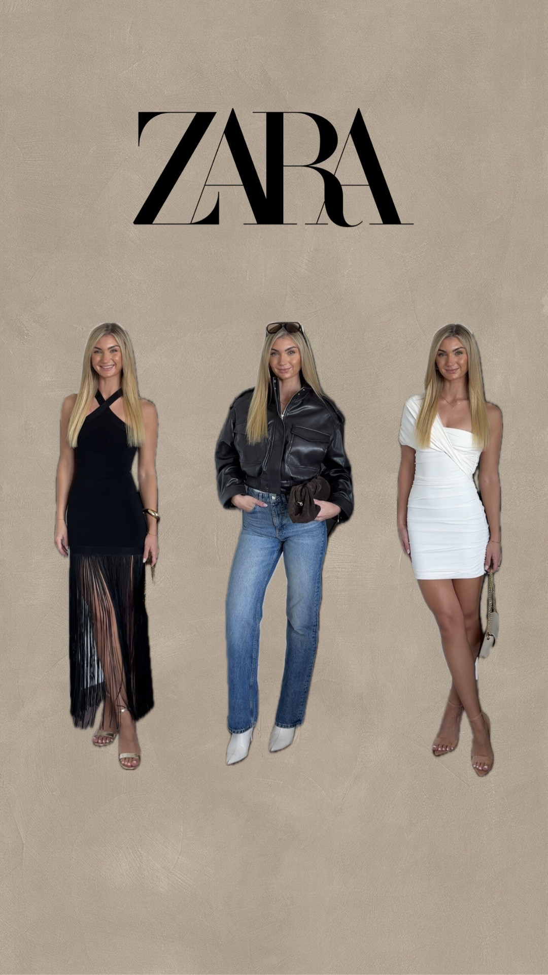 Zara New In Haul ✨

A mix of occasion wear & casual autumn outfits that can be dressed down with flats 🤎 

Sizing reference: 
Dresses in XS
Jacket in size small 
Jeans in UK 6 
Top in XS 



Zara Outfits, Autumn Outfits UK, Dresses, Occasionwear, Zara Jeans, Zara Jacket, Autumn Style  


#LTKFashionMonth #LTKuk #LTKautumn