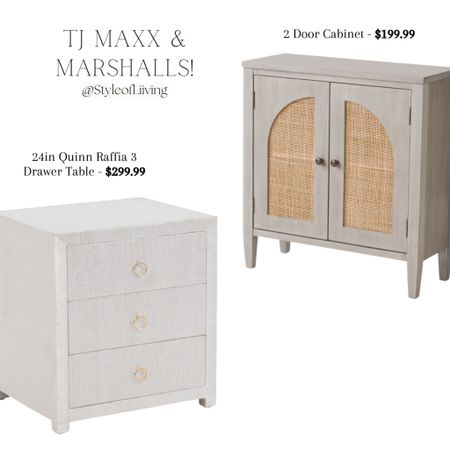 TJ Maxx and Marshalls furniture finds! Side table nightstands.

#LTKSaleAlert #LTKHome #LTKStyleTip