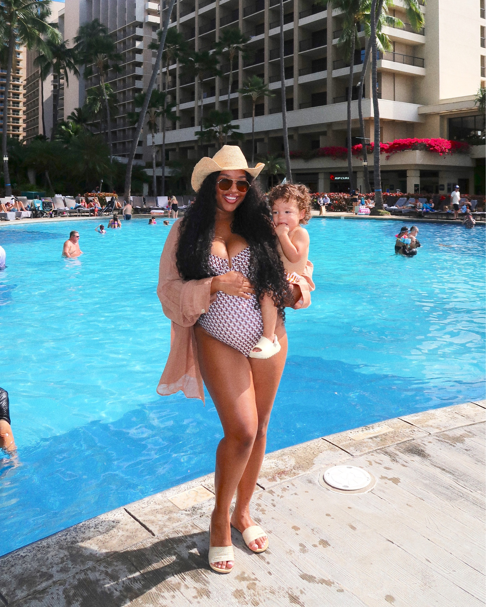 Hawaii mother son matching outfits! Super comfortable swimwear for maternity wear! 

#LTKBump #LTKBaby #LTKTravel