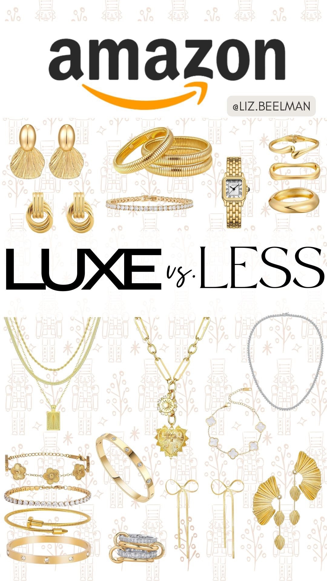 AMAZON: Luxe vs Less Jewelry Favorites 