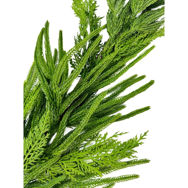 The Holiday Aisle® Natural Touch Norfolk Pine Artificial Evergreen Garland 51" | Wayfair | Wayfair North America