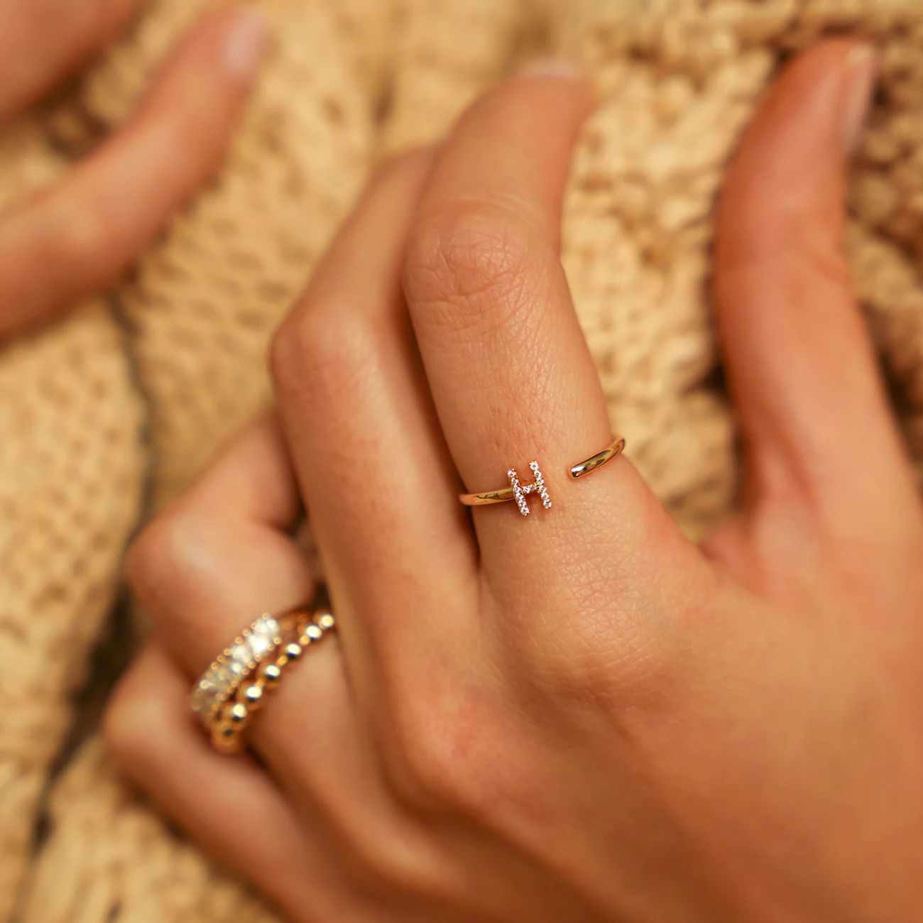 Initial Ring  | Dana Rebecca Designs