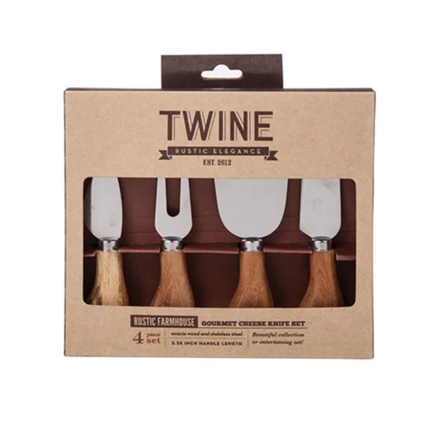Farmhouse 4 Piece Gourmet Cheese Knives Set | Wayfair North America
