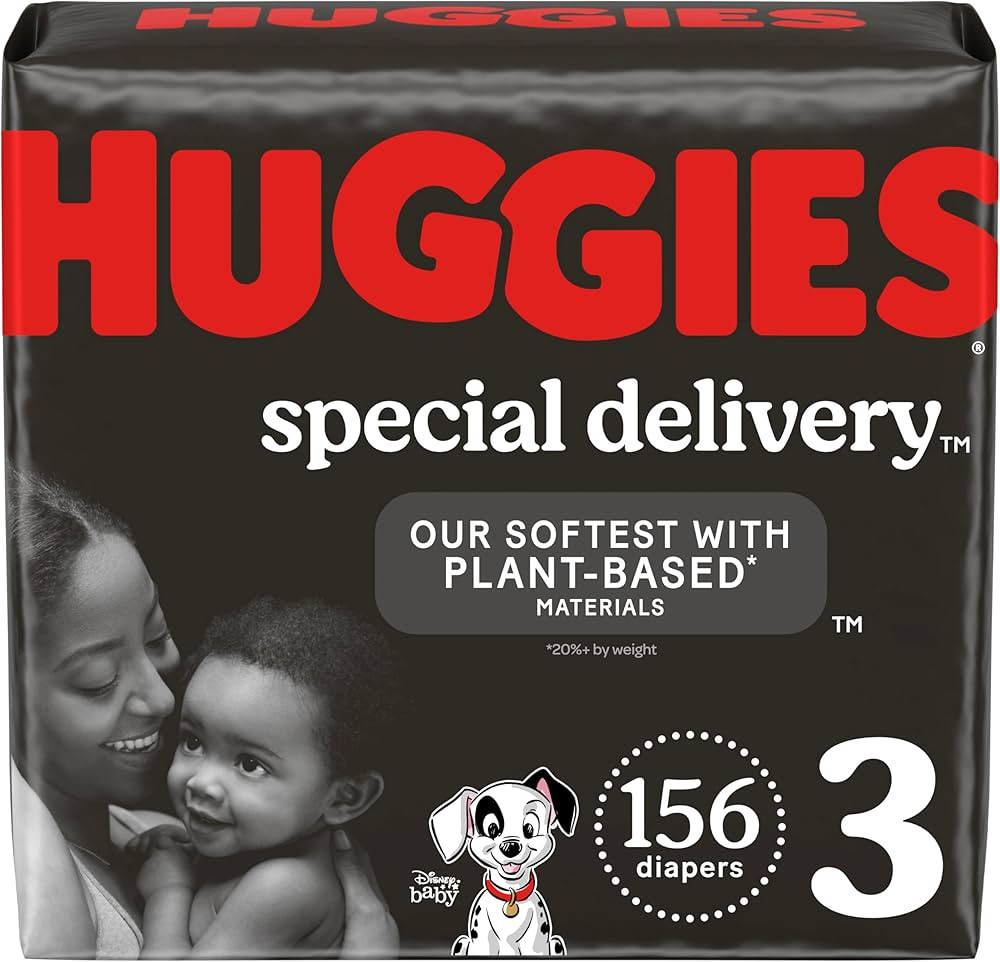 Huggies Special Delivery Hypoallergenic Baby Diapers Size 3 (16-28 lbs), 156 Ct, Fragrance Free, ... | Amazon (US)