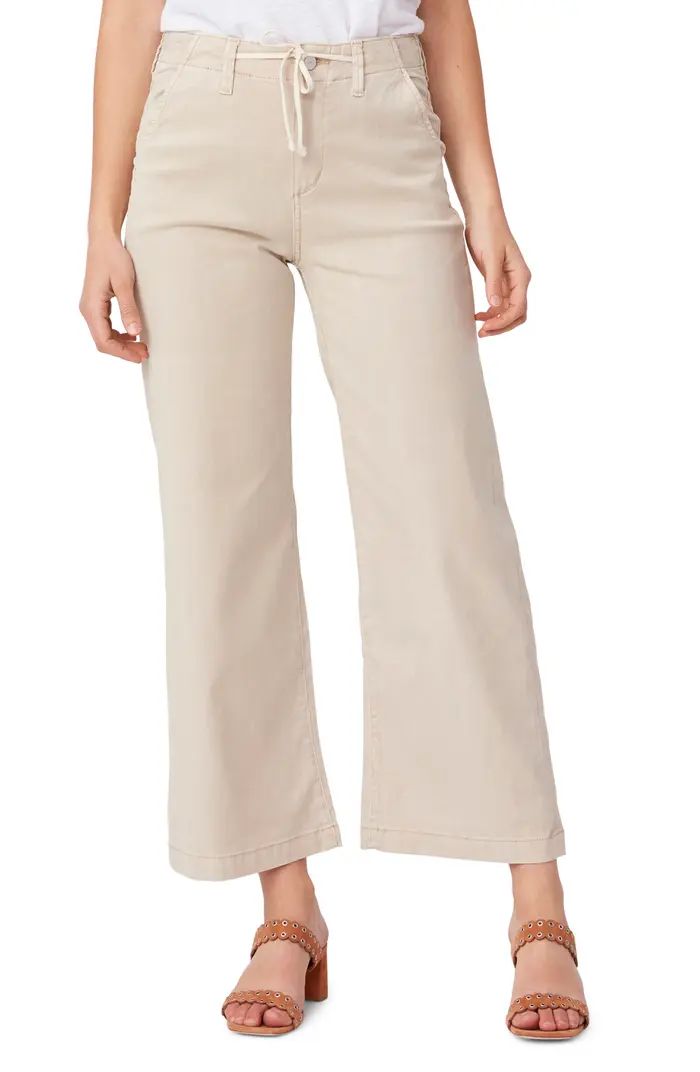 PAIGE Carly Wide Leg Ankle Pants | Nordstrom | Nordstrom