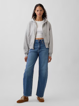 High Rise Barrel Jeans | Gap (US)