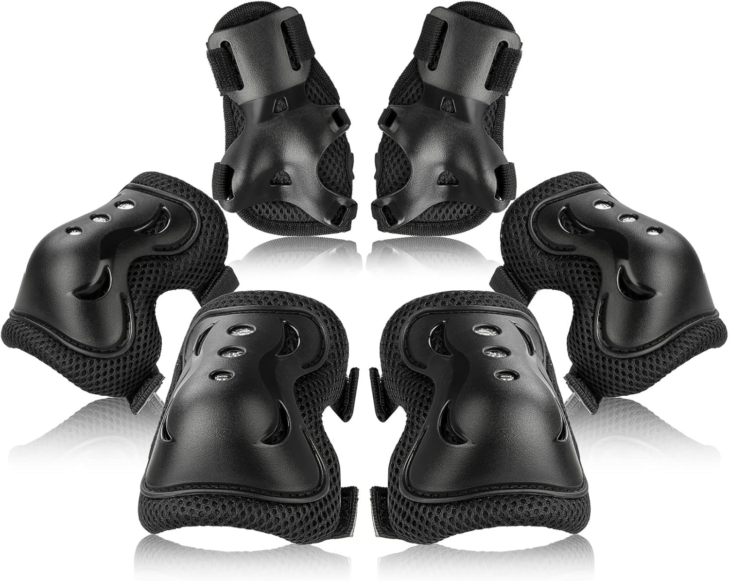 BOSONER Kids/Youth Knee Pad Elbow Pads Guards Protective Gear Set for Roller Skates Cycling BMX B... | Amazon (US)