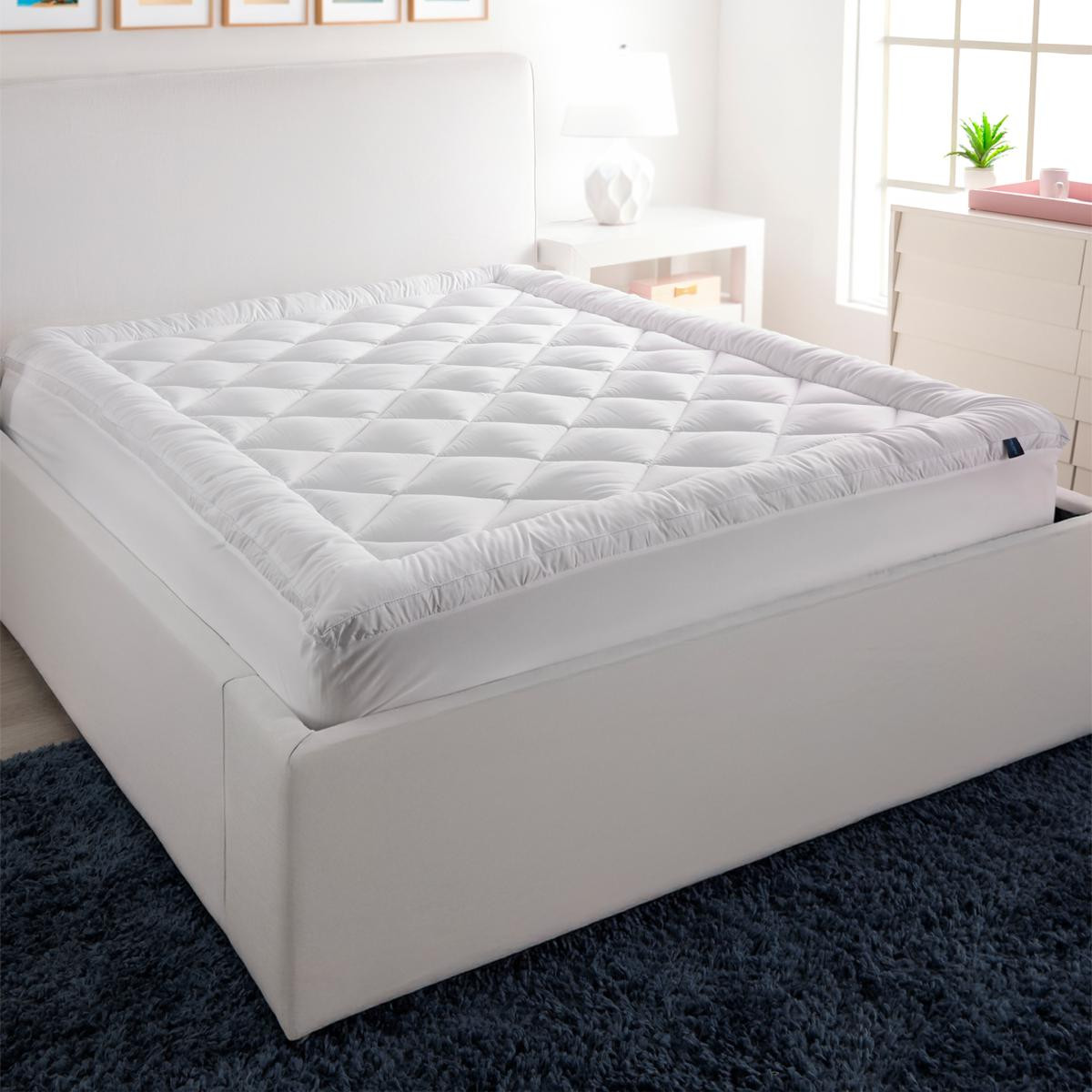 Concierge Collection Coolmax Diamond Mattress Topper | HSN