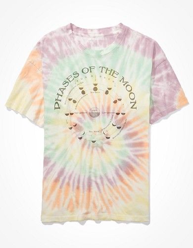 AE Oversized Tie-Dye Graphic T-Shirt | American Eagle Outfitters (US & CA)