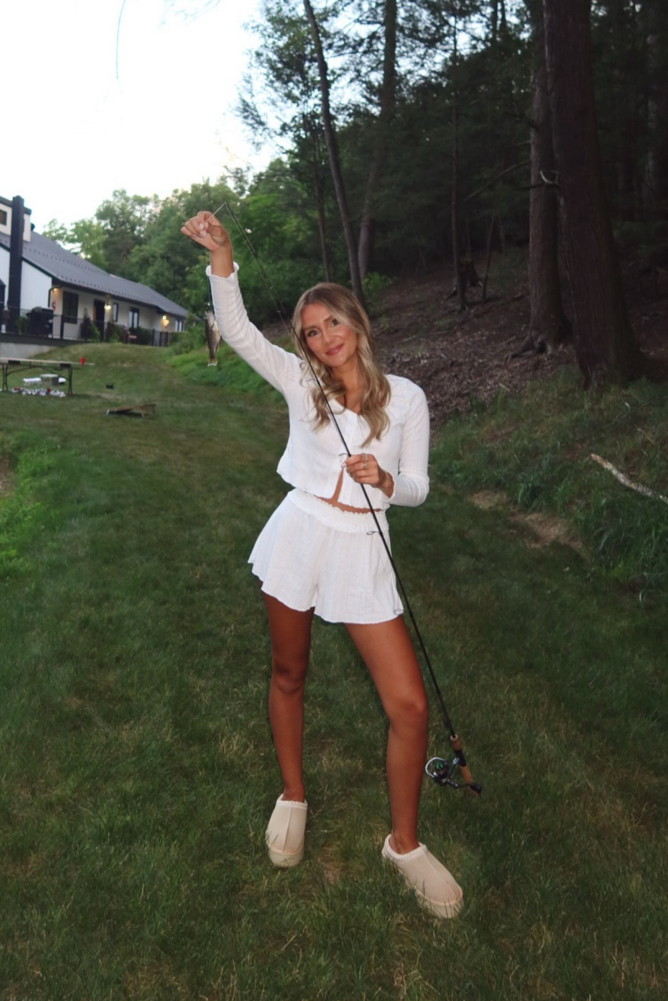 Summer lounge fit! Xs in set, size 8 in shoes!

#LTKSeasonal #LTKHome #LTKBeauty