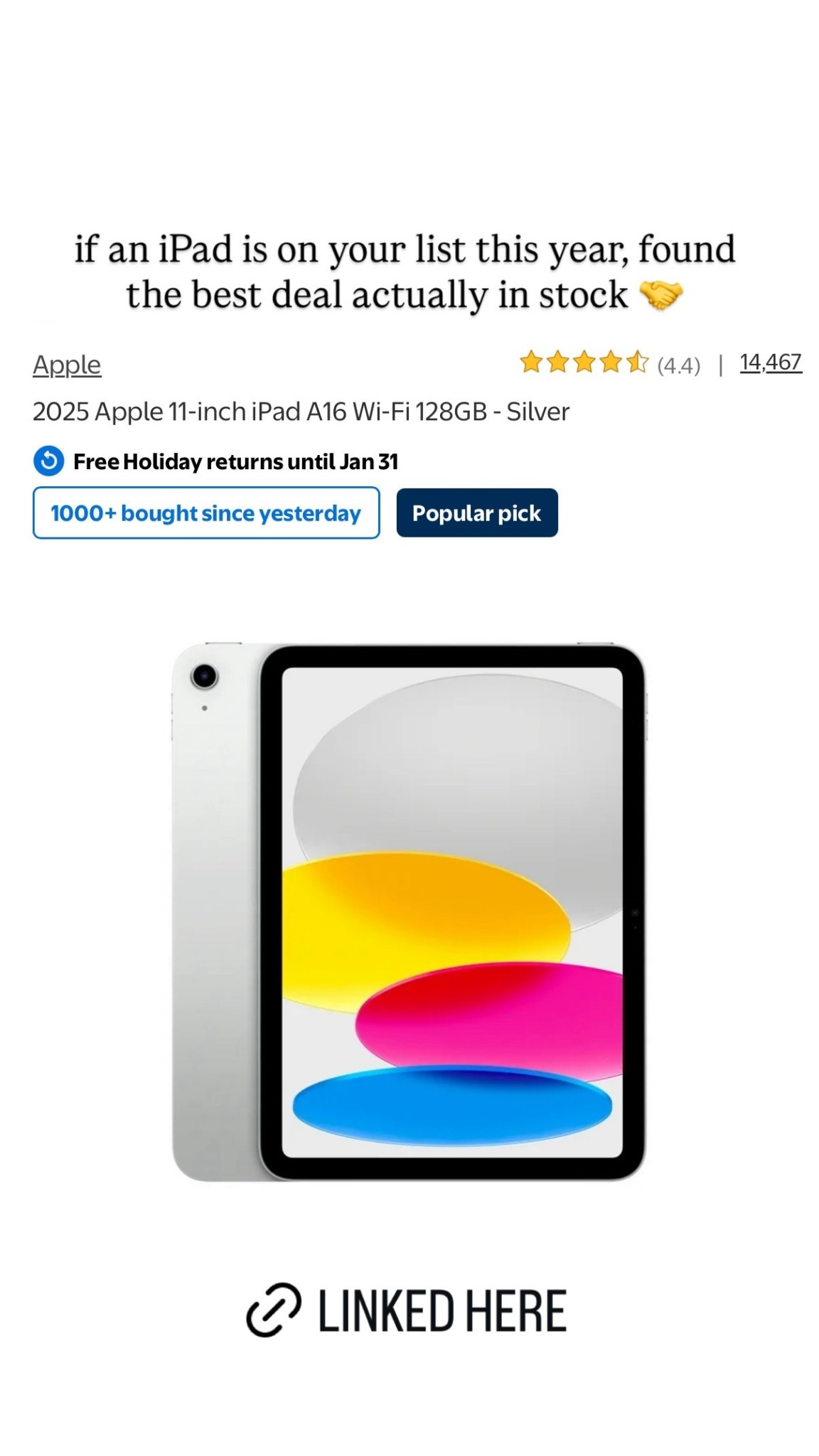 Holiday Gift Guide // iPad

#LTKGiftGuide #LTKHoliday