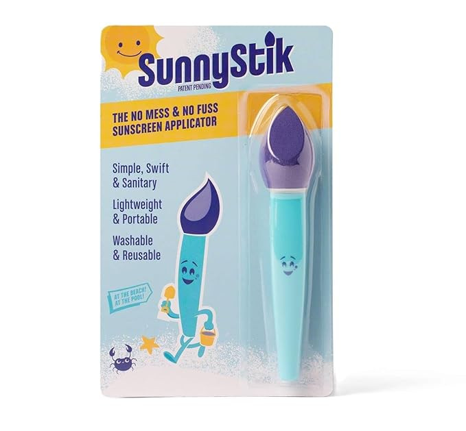 SunnyStik Kids Sunscreen Applicator | No-Mess Foam Sponge for Toddlers & Children | Precise Appli... | Amazon (US)