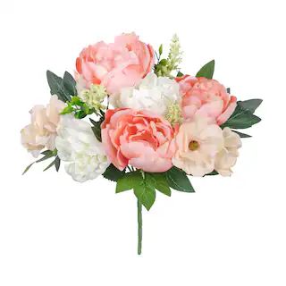 Pink & White Mixed Peony Bush by Ashland® | Michaels | Michaels Stores