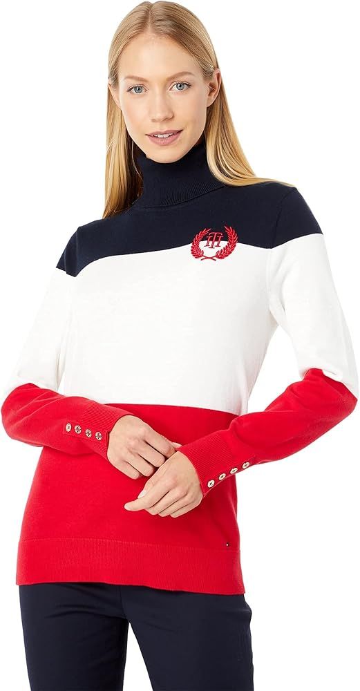 Tommy Hilfiger Women's Long Sleeve Turtleneck Sweater | Amazon (US)