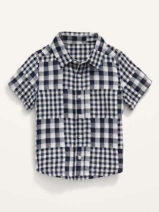 Matching Gingham Short-Sleeve Shirt for Toddler Boys | Old Navy (US)