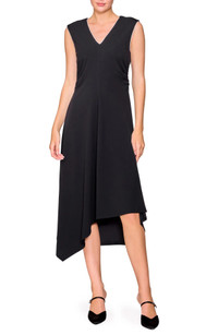 Click for more info about Side Ruched Asymmetric Dress