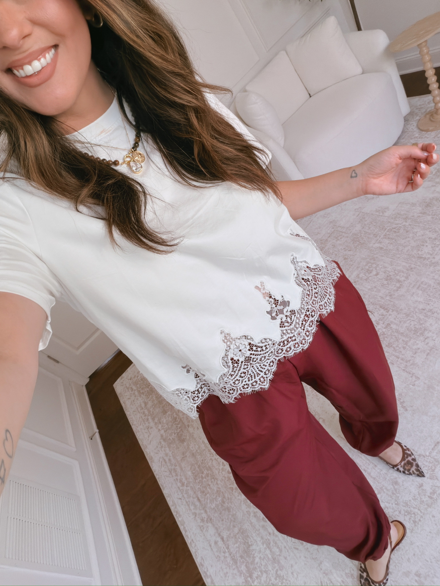 wearing an XL in both pieces 

 #LTKSeasonal #LTKMidsize