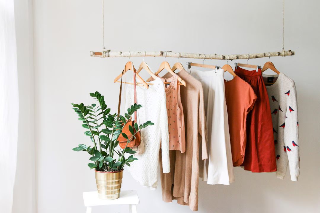 Made-to-order Custom Hanging Branch Clothing Rack, Personalized Wardrobe Organizer, Garment Displ... | Etsy (US)