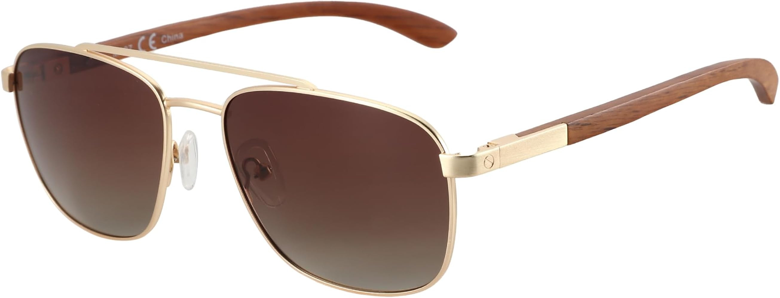 ZENOTTIC Aviator Wood Polarized Sunglasses for Men 100% UV Protection Fishing Driving Golf | Amazon (US)