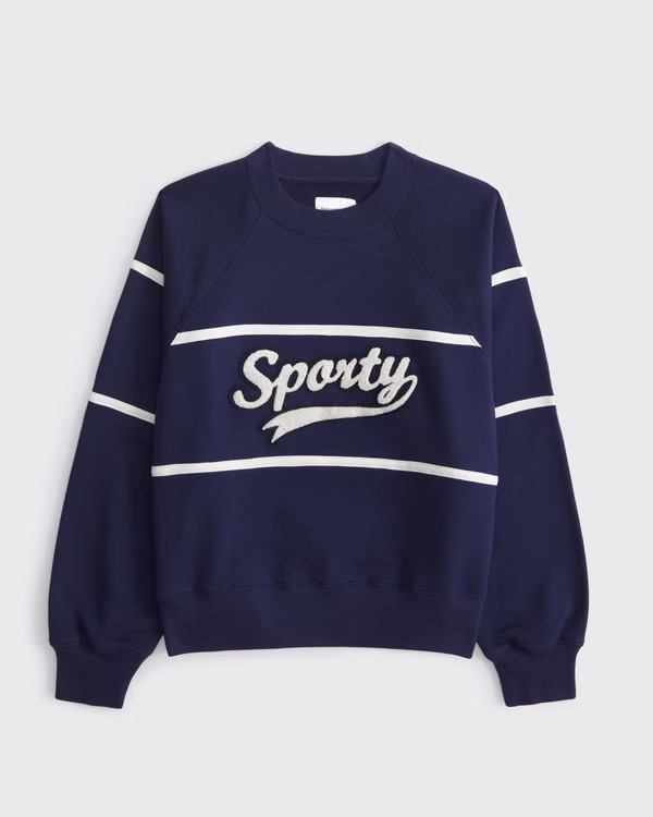 Sporty Graphic Classic Sunday Crew | Abercrombie & Fitch (US)