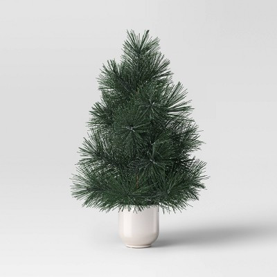 18" Shimmer Long Needle Christmas Artificial Tree - Threshold™ | Target