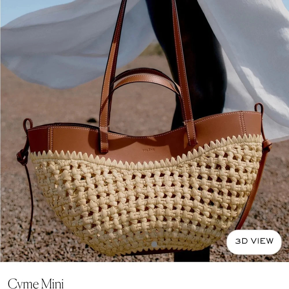 Polene Cyme Mini Raffia. | Poshmark