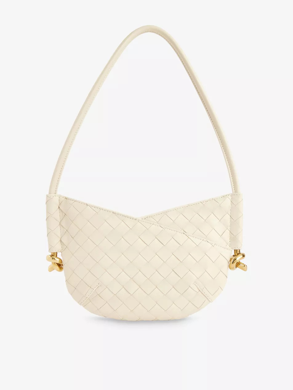 Knot leather shoulder bag | Selfridges