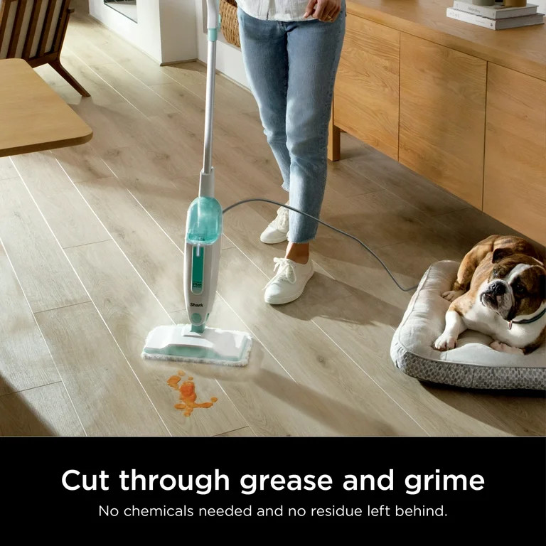 Shark Steam Mop for Sanitizing* Sealed Hard floors, Removable Water Tank, Machine Washable Pad, L... | Walmart (US)