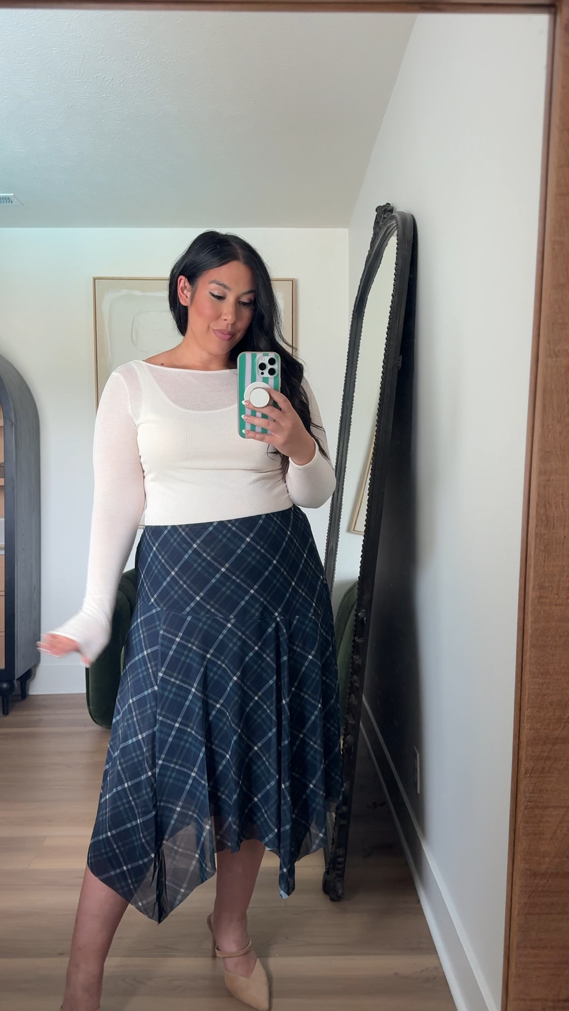 How fun is this blue plaid skirt? Wearing an XXL in the skirt! midsize, fall fashion, fall style, walmart skirt, plaid skirt, trending fall, affordable fashion, walmart fashion

#LTKSeasonal #LTKMidsize