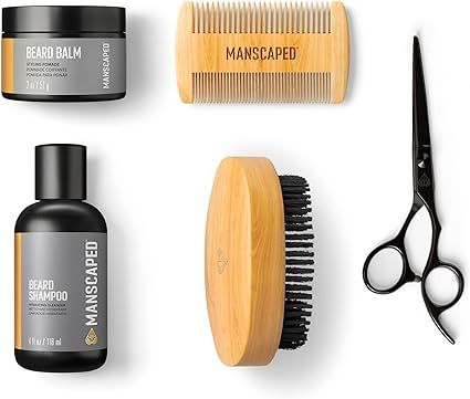 MANSCAPED® Beard Care Kit Includes UltraPremium Moisturizing Beard Shampoo & Balm, Soft Brush, C... | Amazon (CA)