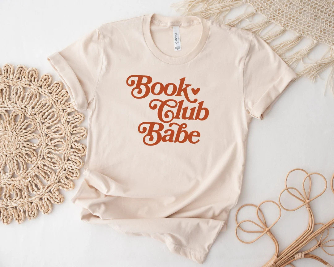 Book Club Babe Shirt Book Club Shirts Bookish Shirt Book - Etsy | Etsy (US)
