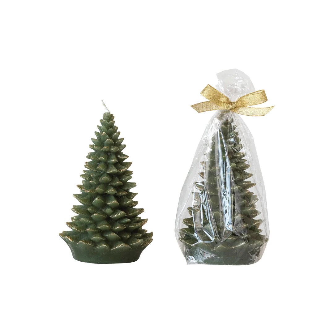 Evergreen Unscented Tree Shaped Candle | Modern Locke