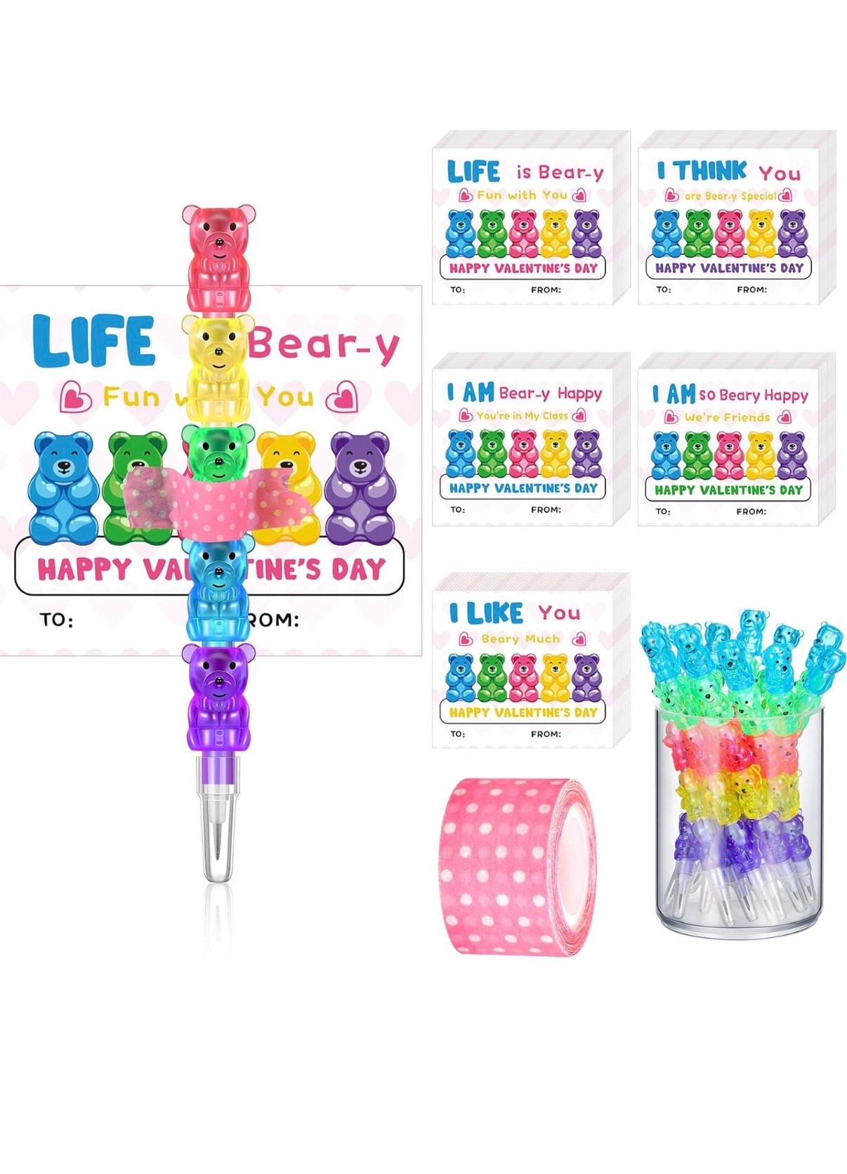 Valentine’s Day cards/ gift exchange/ bear pencils with cards

#LTKKids #LTKValentine #LTKmomlife