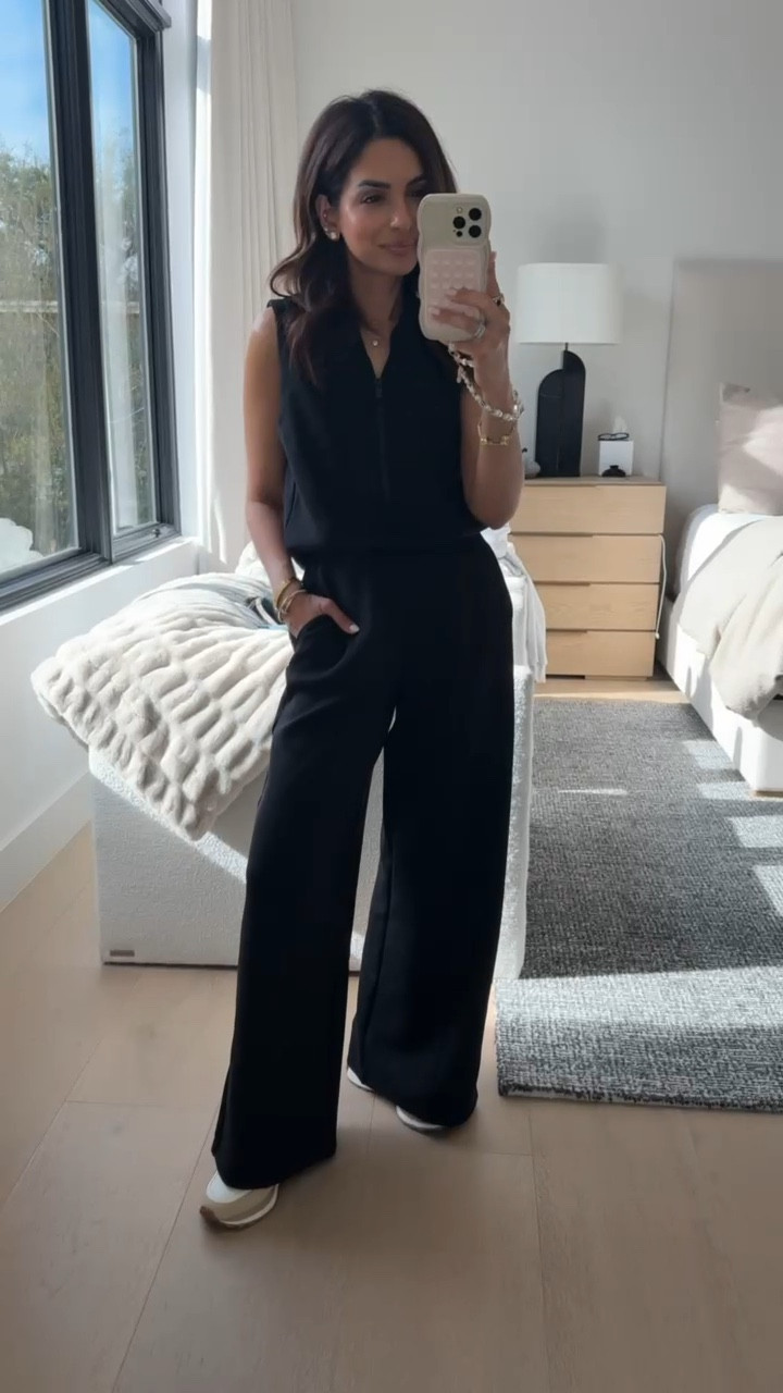 How cool is this Spanx jumpsuit? So flattering at the waist! Use code NASREENXSPANX for 15% off your first purchase + free shipping.

#LTKPetite #LTKootd