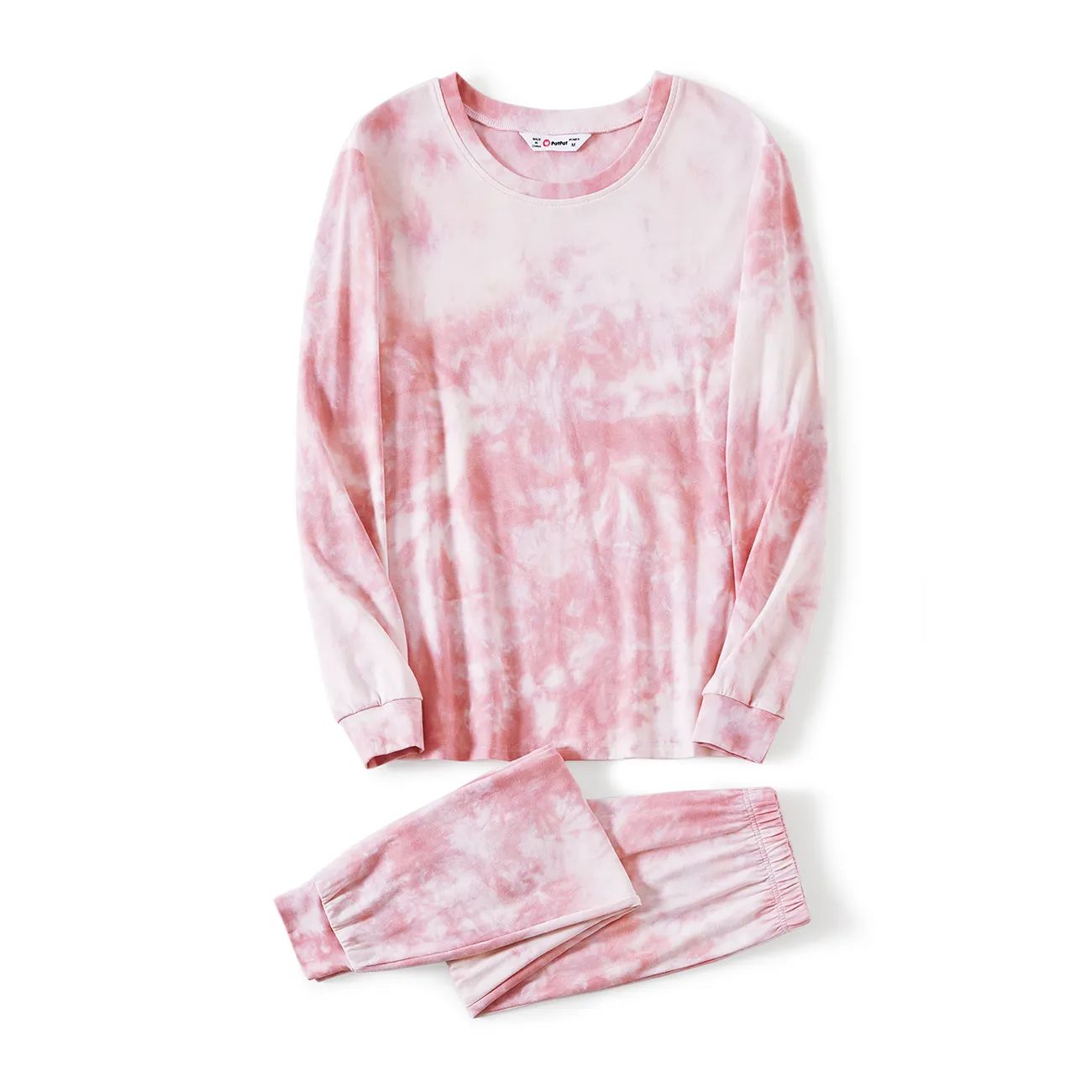 Family Matching Tie-dye Long Sleeve Snug-fitting Pajamas Sets | PatPat