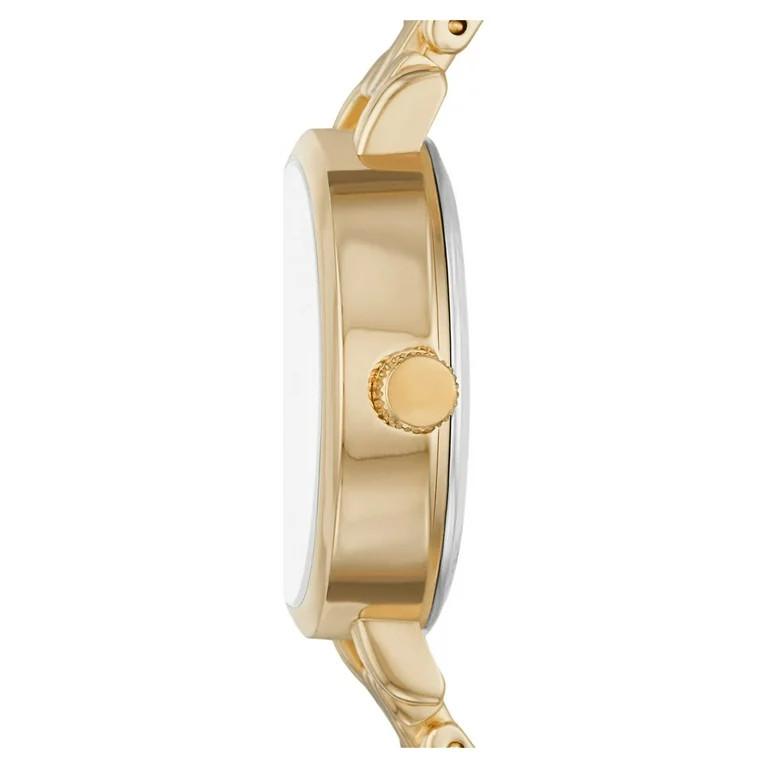 Time and Tru Women's Gold Tone Bracelet Watch - Walmart.com | Walmart (US)