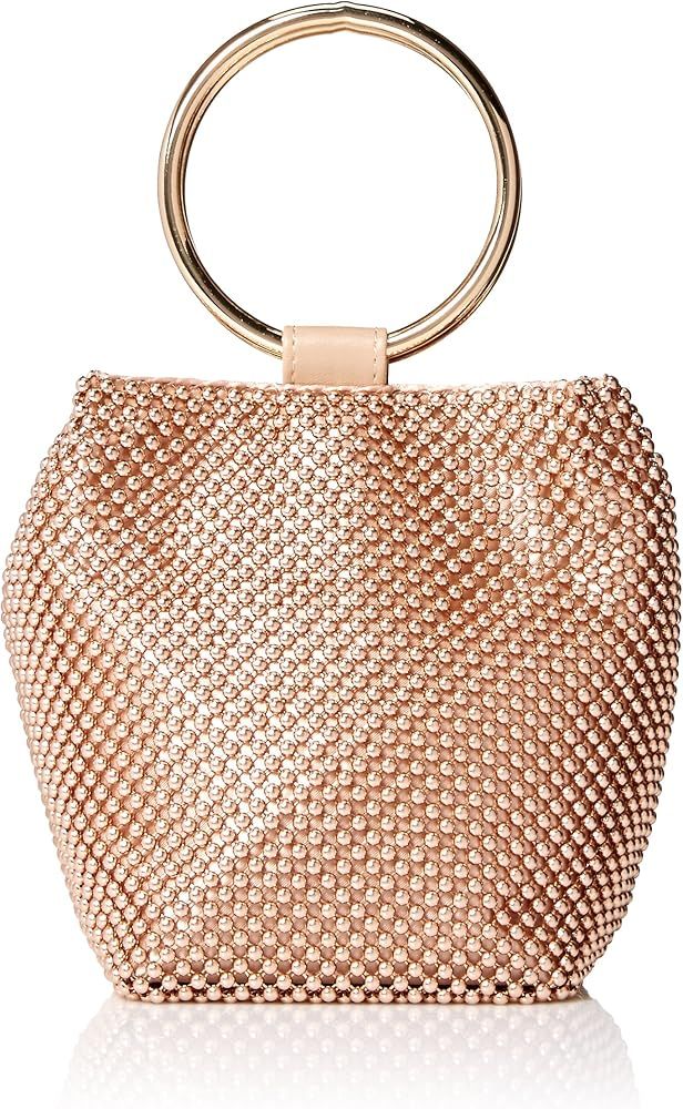 Jessica McClintock Womens Gwen Ball Mesh Ring Wristlet Pouch Clutch | Amazon (US)