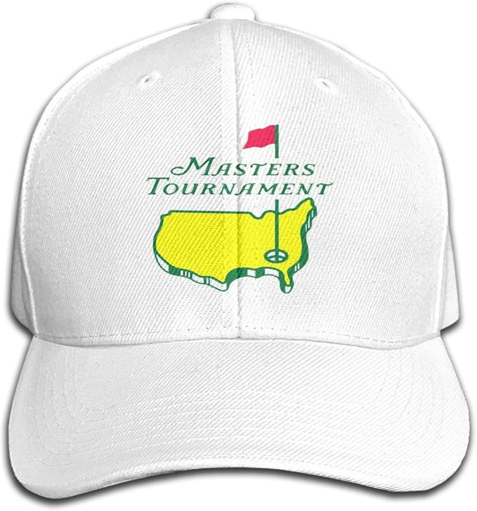 Masters Tournament Sport Hat Augusta National Golf Solid Peaked Cap Unisex Team Cap Adjustable Ou... | Amazon (US)