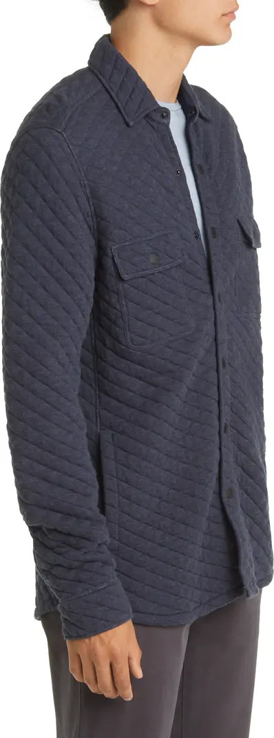 Epic Cotton Blend Quilted Shirt Jacket | Nordstrom