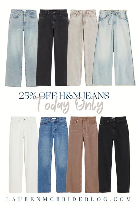 25% Off H&M Jeans Today Only!!! 

#LTKsalealert #LTKstyletip #LTKSpringSale