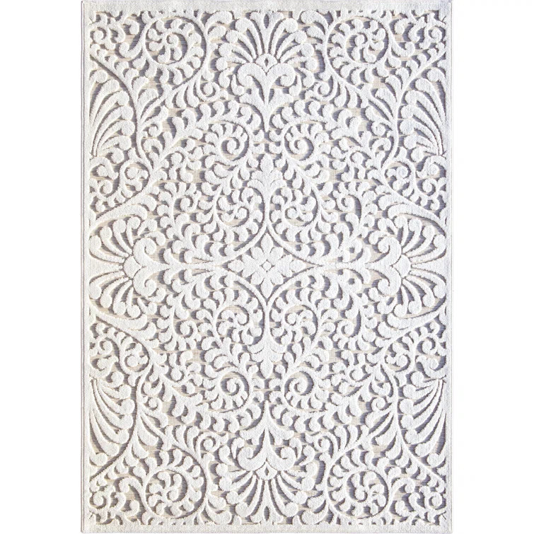 My Texas House Bluebonnets Natural Driftwood Runner Rug | Wayfair North America