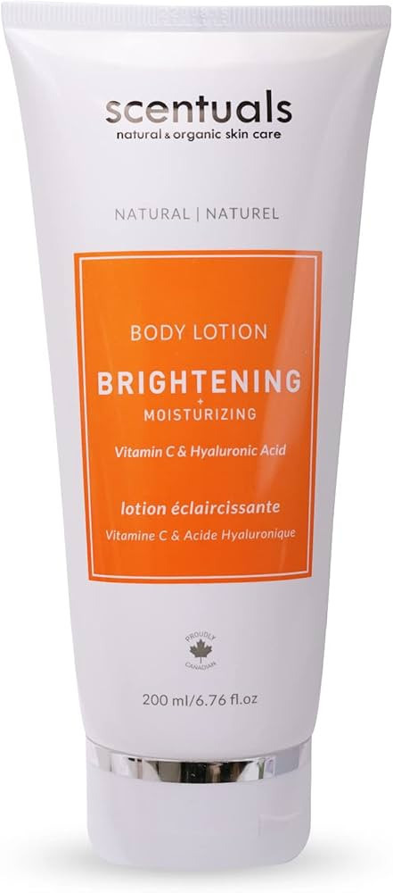 Body Lotion Brightening Cream, Moisturizer Made With Hyaluronic Acid and Vitamin C, Scented with ... | Amazon (US)