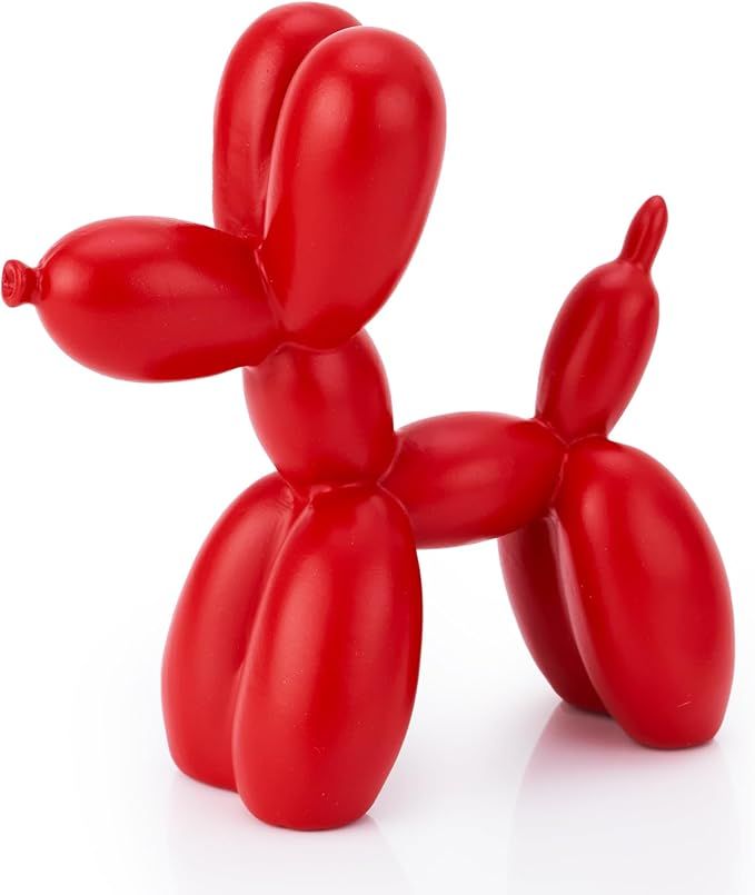 AMOIENSIS Balloon Dog Statue Decor, 4 inch Balloon Animal Statue, Funny Balloon Animal Decor, Fun... | Amazon (US)