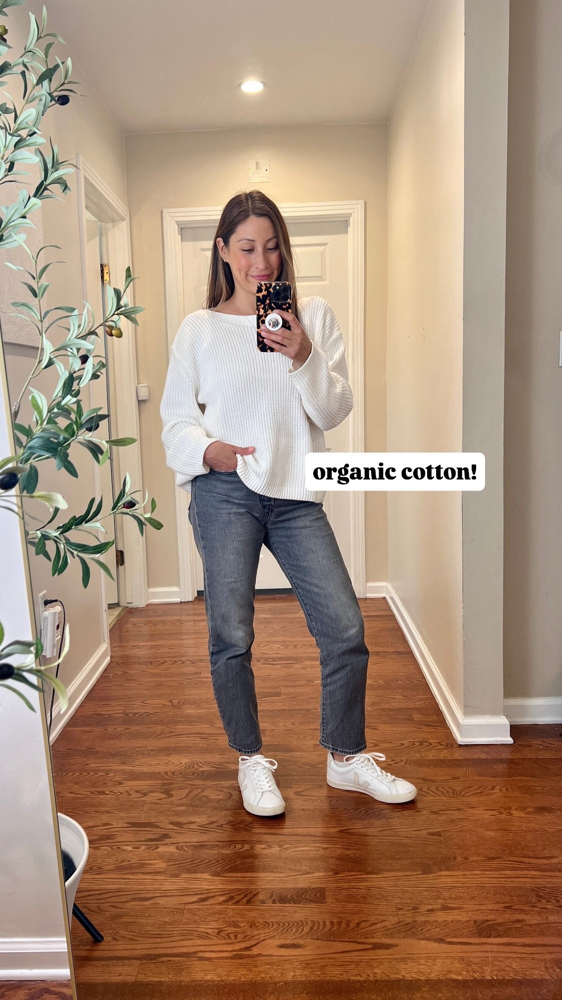 Casual grocery store fit check 😉 #organic #organiccotton #quince #levis 

#LTKFindsUnder50 #LTKFindsUnder100 #LTKHoliday