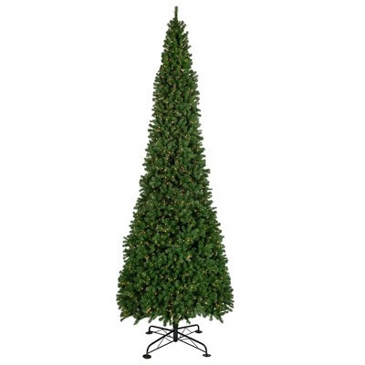 Northlight 15' Pre-Lit Pendleton Spruce Slim Artificial Christmas Tree, Clear Lights | Target