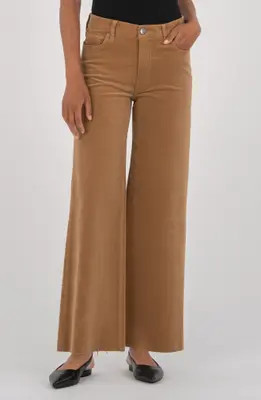 KUT from the Kloth Meg Fab Ab High Waist Wide Leg Jeans in Moss at Nordstrom, Size 00 | Nordstrom