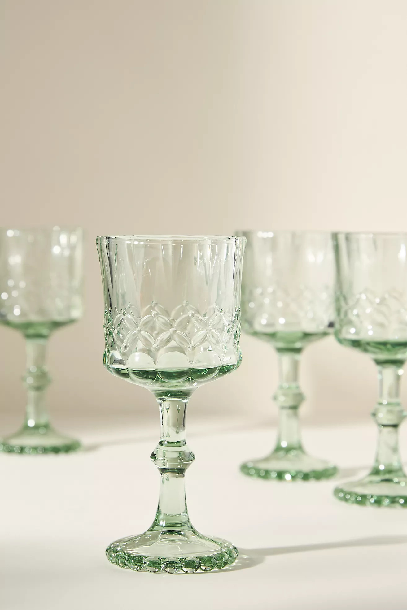 Savannah Wine Glasses, Set of 4 | Anthropologie (US)