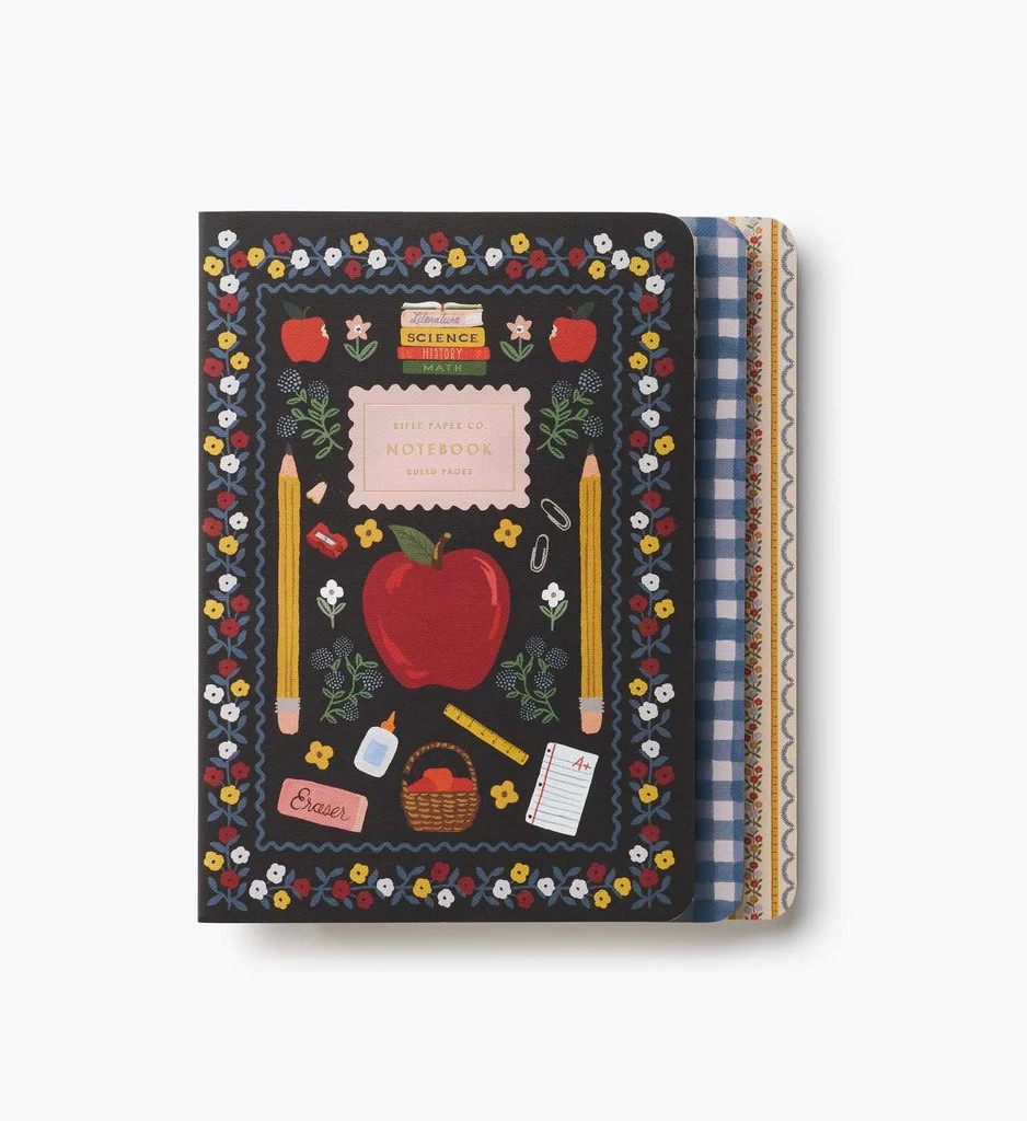 Stitched Notebook Set - Schoolhouse | Rifle Paper Co.