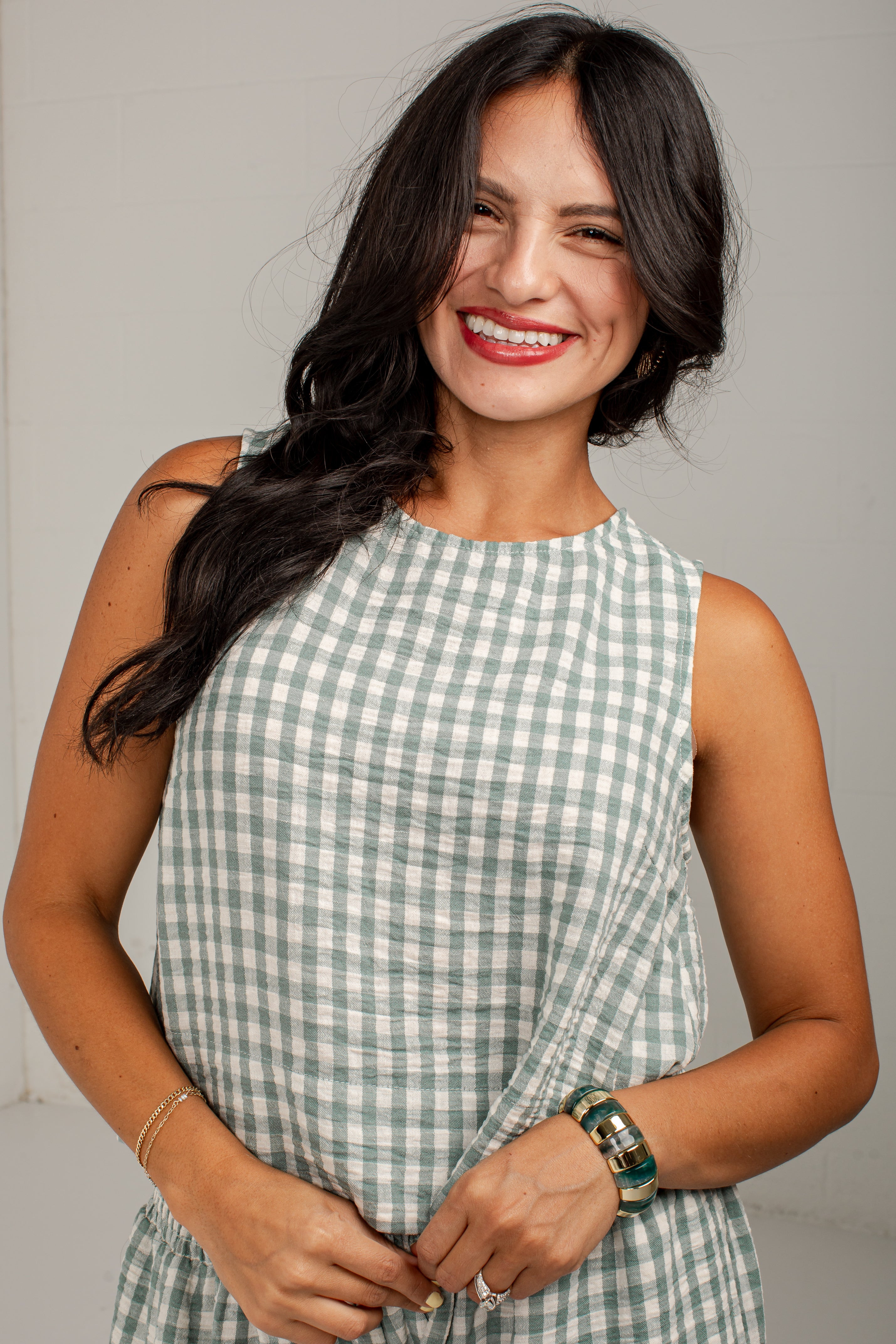 Picnic Date Gingham Tank | Dress Up